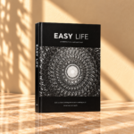 Black Mandala Pattern Decorative Book