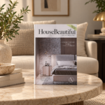 Grey Bedroom Interior Slim Decorative Book