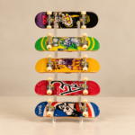 Mini Skateboard Deck Stack Display Figure