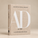 Linen Monogram Decorative Coffee Table Book