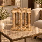 Roman Temple Ruin Column Sculpture