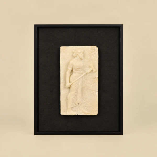 Framed Classical Figure Relief Wall Art