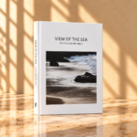 Coastal Waves Black and White Decorative Book