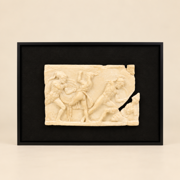 Framed Multi-Figure Classical Relief Wall Art