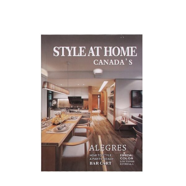 Warm Lit Interior Slim Decorative Book