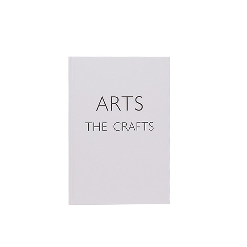 White Arts and Crafts Compact Decorative Book