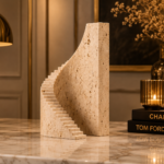 Natural Marble Staircase Arch Sculpture
