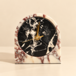 Arched Bulgari Marble Table Clock