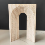 Travertine Rainbow Arch Sculpture