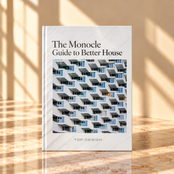 Blue-Grey Balcony Facade Decorative Book