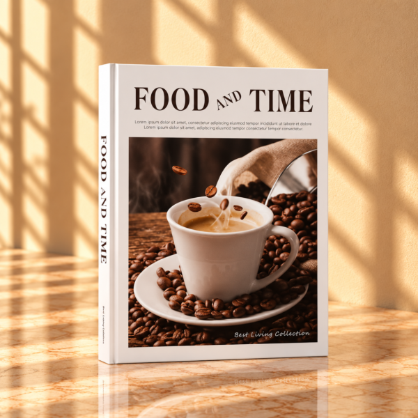 Coffee Cup Slim Decorative Book