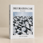 Monochrome Geometric Facade Decorative Book