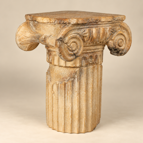 Ionic Column Capital Stone Resin Sculpture