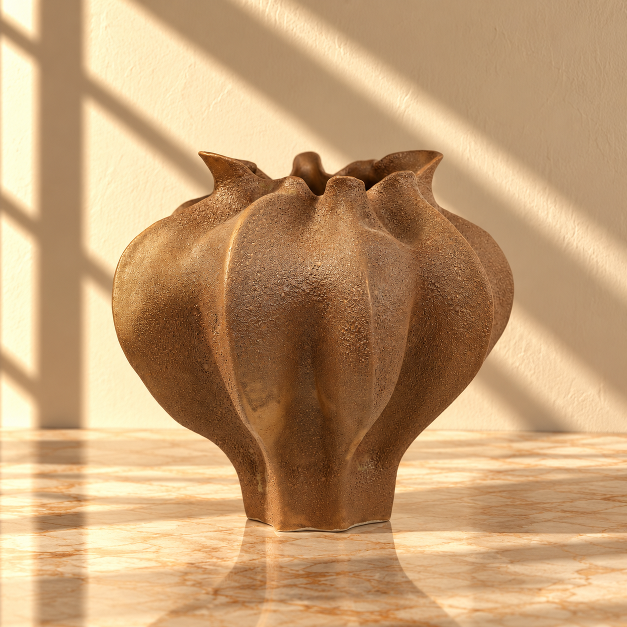 Dark Bronze Pomegranate Sculpture