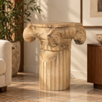 Ionic Column Capital Stone Resin Sculpture