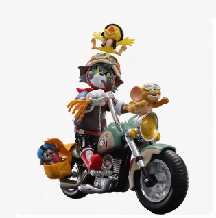 Motorcycle Rider Resin Collectible Figure