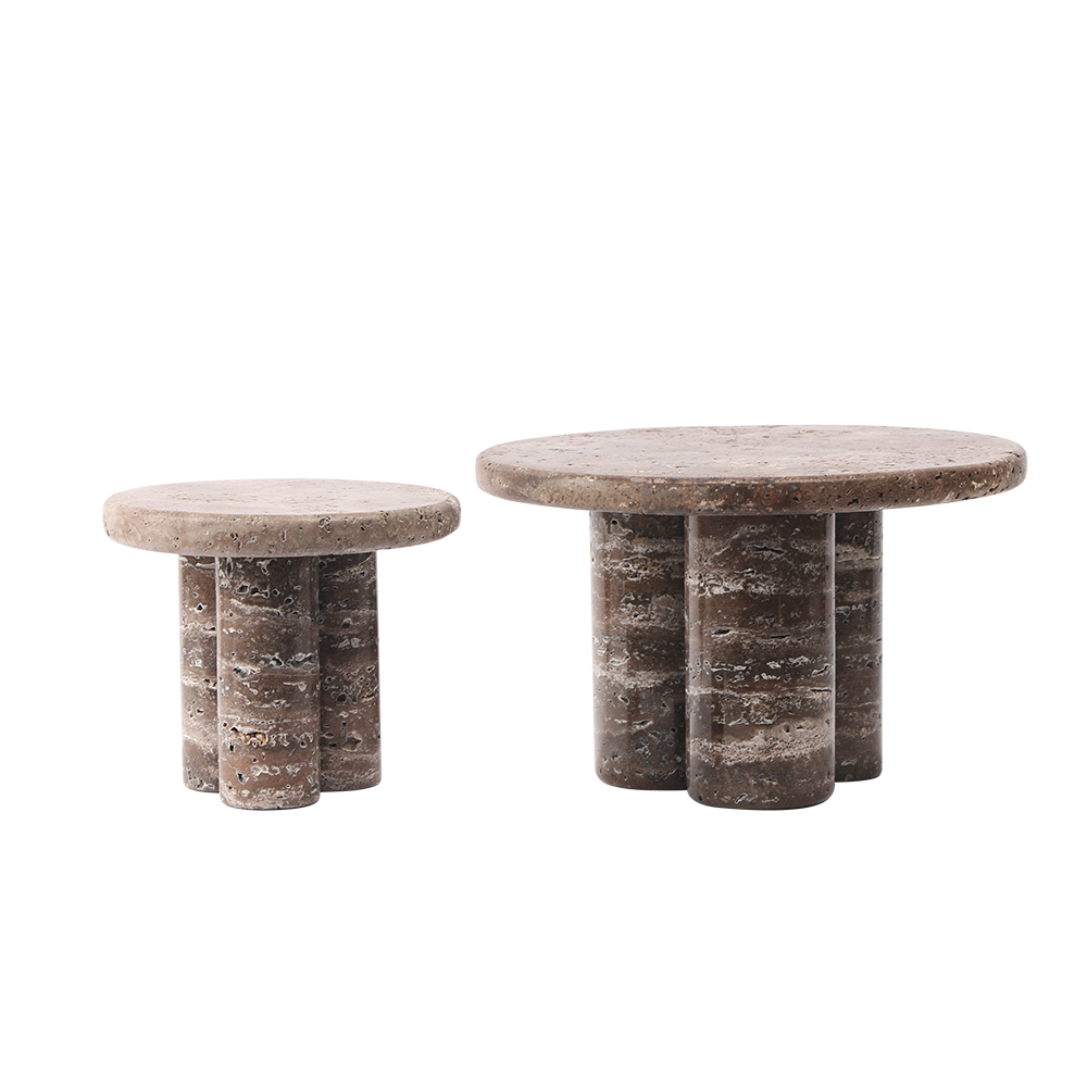 Natural Marble Round Pedestal Stand