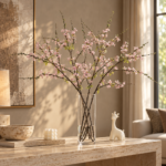 Artificial Pink Blossom Branch
