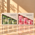 Botanical Scented Pillar Candle Gift Set