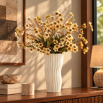 Artificial Cream Wildflower Bunch