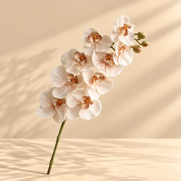 Artificial Ivory Orchid Stem
