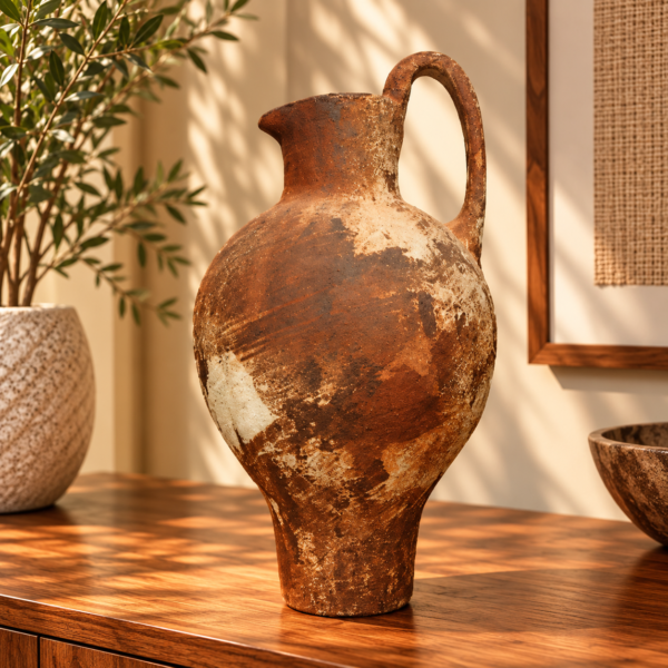 Rustic Ceramic Jug Vase