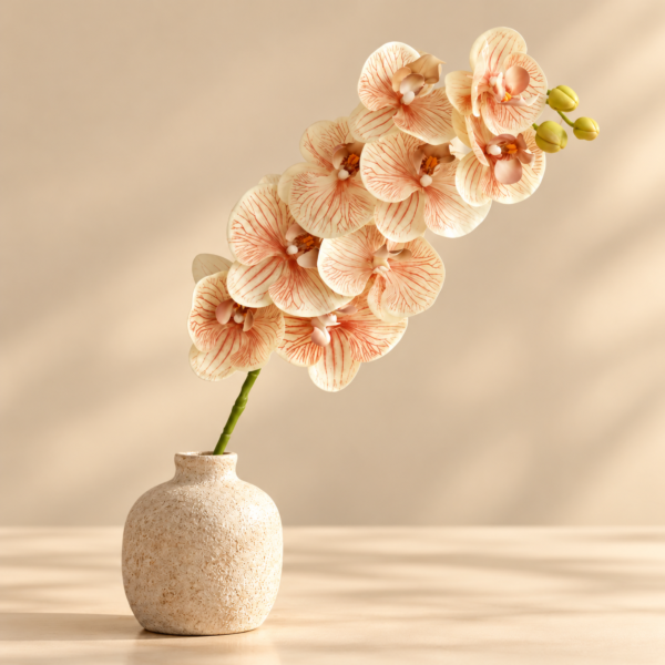 Artificial Champagne Orchid Stem